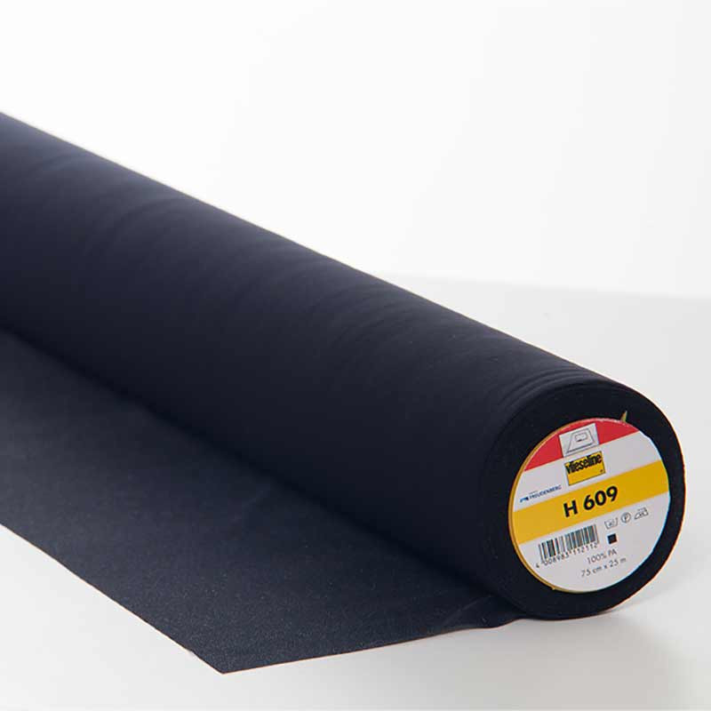 Vlieseline H609 Black Stretch Interlining - Maison Klem